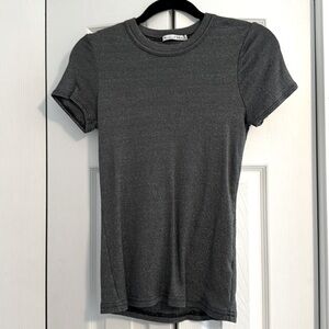 Michael Stars, dark grey short sleeve.